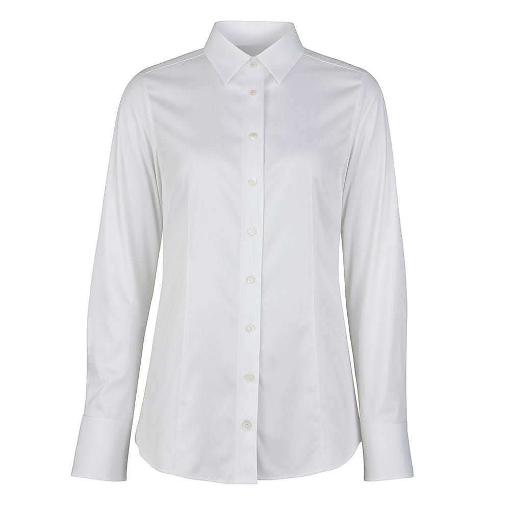 Made in Italy White Cotton Women Shirt